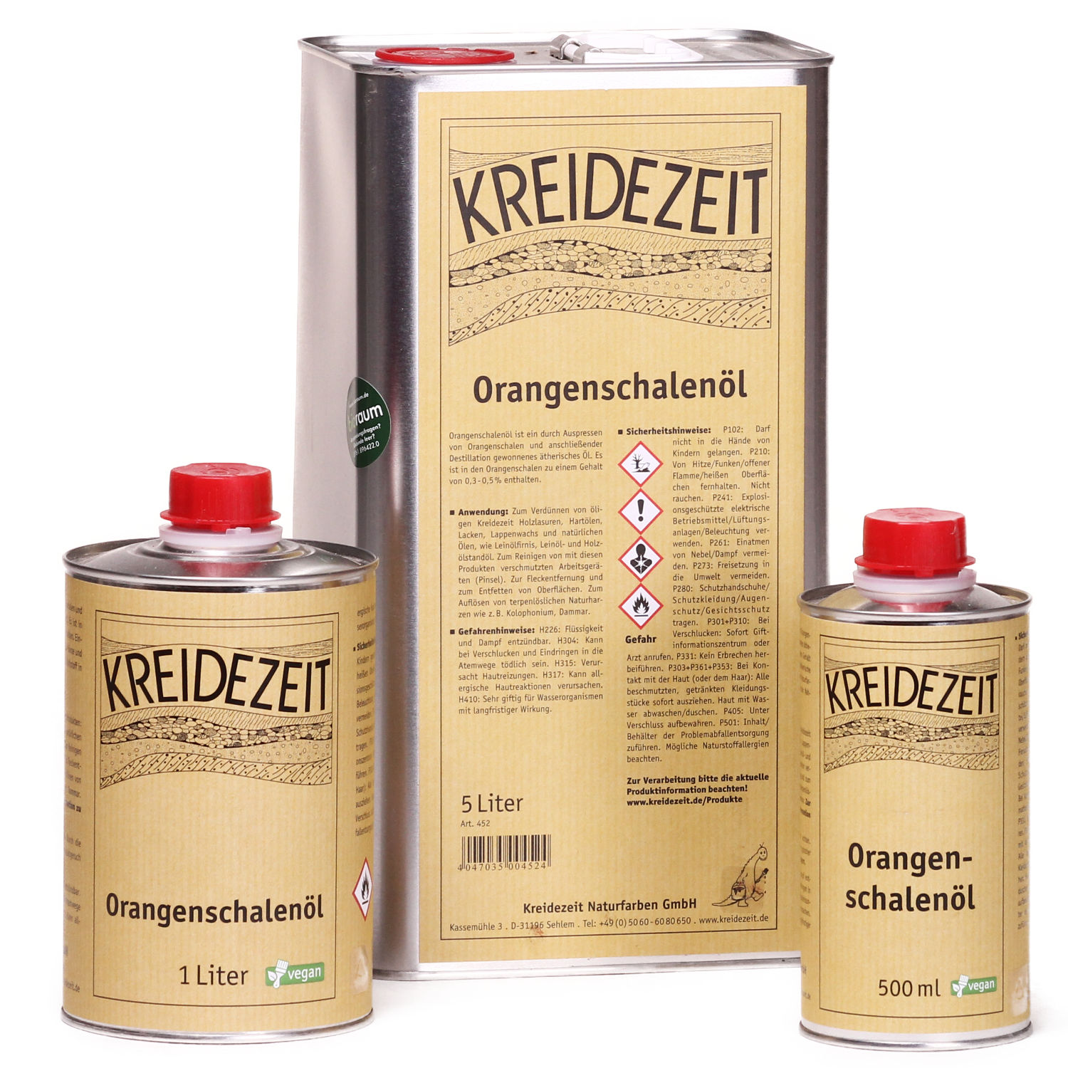 Kreidezeit Orangenschalenöl – Naravno pomarančno topilo in čistilo Kreidezeit Orangenschalenöl – Naravno pomarančno topilo in čistilo
